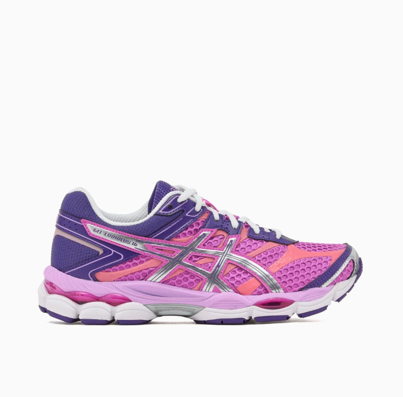 Asics Gel-Cumulus 16 Rose vif et violet — sneakers authentiques Paris Île-de-France KingOffShoes