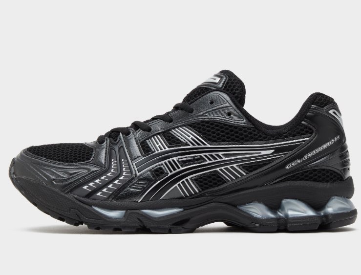 Asics Gel-Kayano 14 Noir et argent — sneakers authentiques Paris Île-de-France KingOffShoes