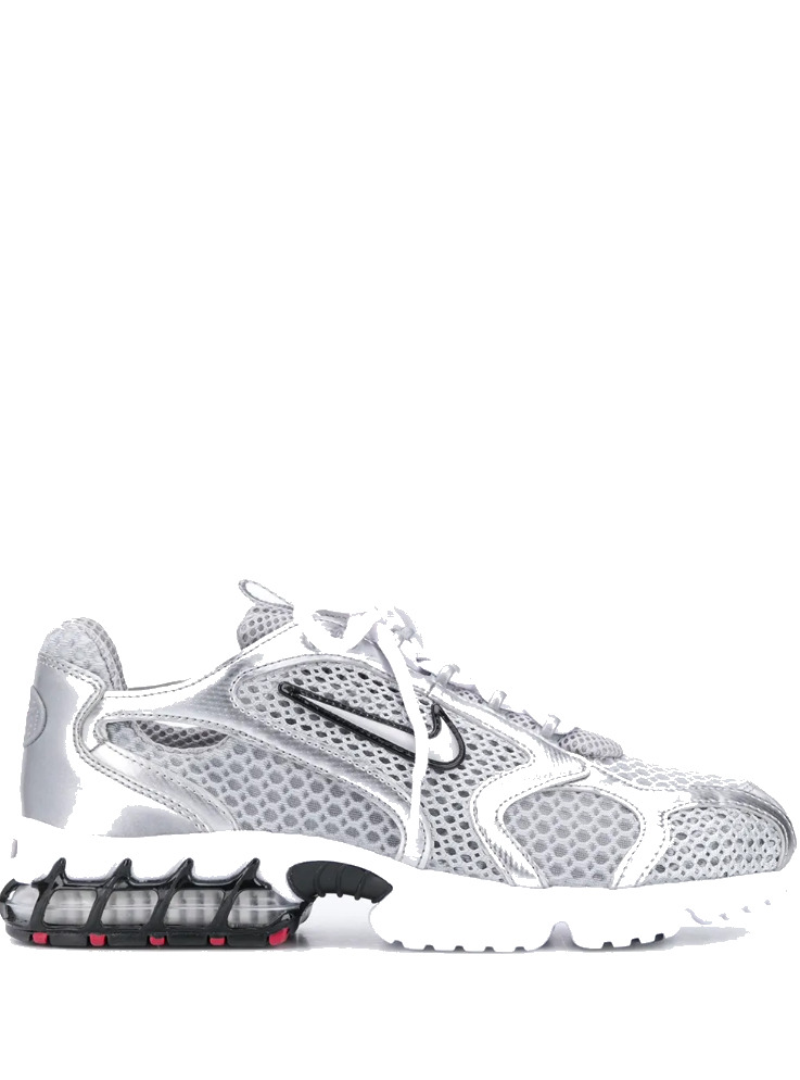 Nike Air Zoom Spiridon Cage 2 Gris et argent métallisé — sneakers authentiques Paris Île-de-France KingOffShoes