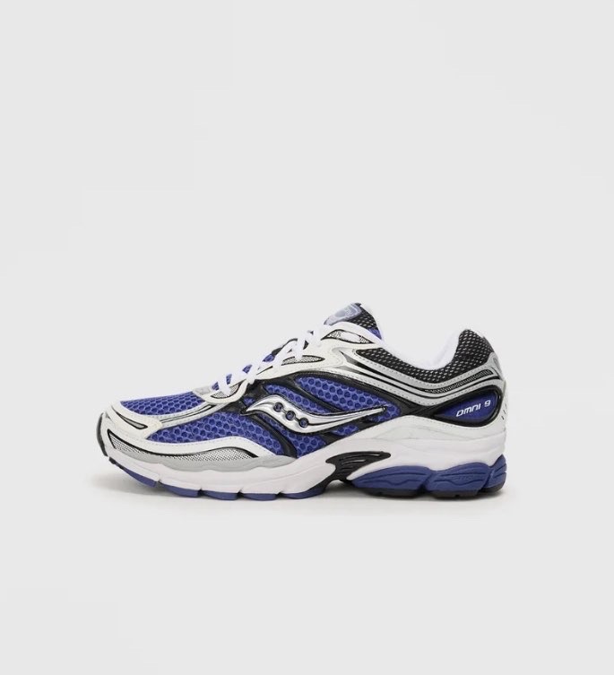 Saucony ProGrid Omni 9 Bleu noir — sneakers authentiques Paris Île-de-France KingOffShoes