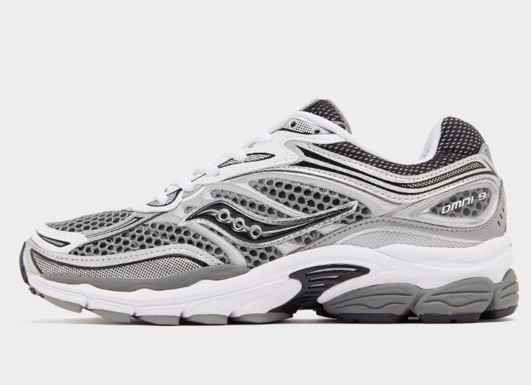 Saucony ProGrid Omni 9 Gris noir — sneakers authentiques Paris Île-de-France KingOffShoes